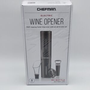 New & Sealed Chefman Wine Opener Makes Opening Bottles Fast